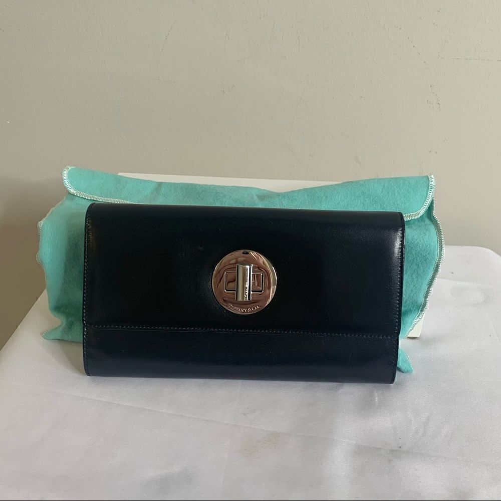 Tiffany & Co. Leather Clutch/Shoulder Bag